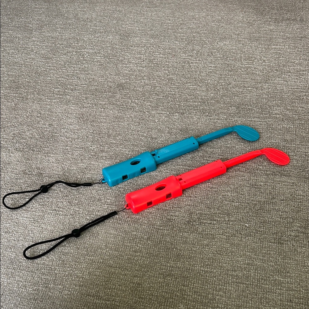 Nintendo Wireless Golf Club Left and Right Controllers
